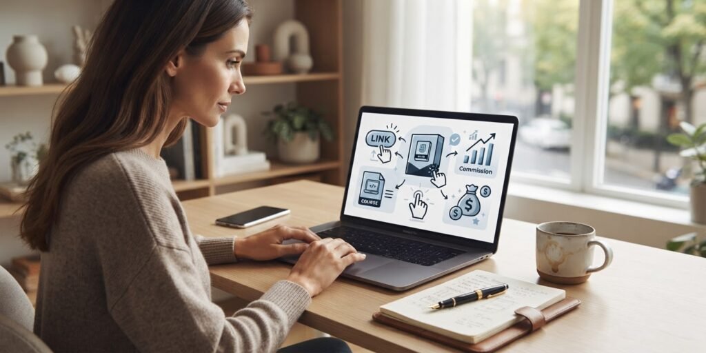 Marketing de afiliados para ganhar dinheiro online