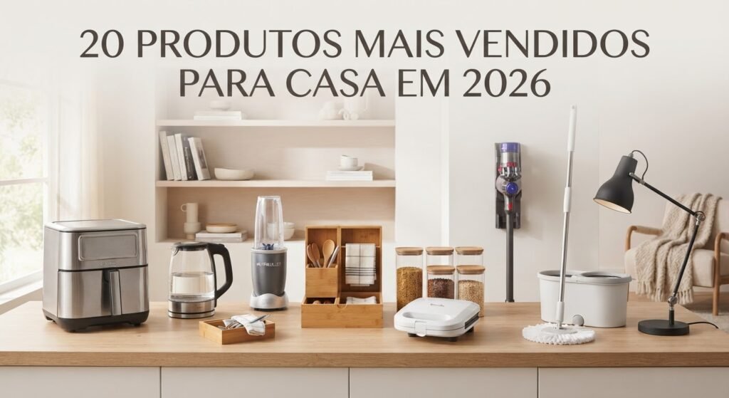 20 produtos mais vendidos para casa em 2026