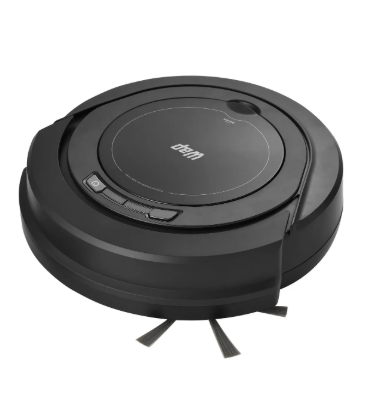 Robô aspirador WAP Robot W90 preto e compacto