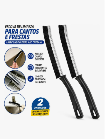 Escovas Limpeza Frestas Cantos Difíceis Rejunte Casa